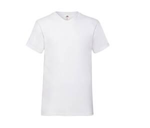 Fruit of the Loom SC234 - Valueweight herre t-shirt med V-hals White