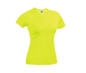 Starworld SW404 - Performance T-shirt til kvinder Fluorescent Yellow