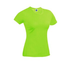 Starworld SW404 - Performance T-shirt til kvinder Fluorescent Green