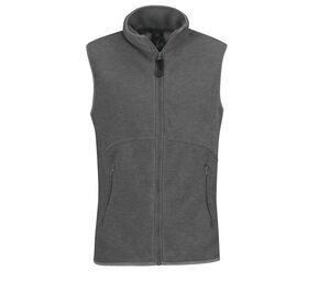 B&C BC620 - Ærmeløs fleece til mænd Charcoal