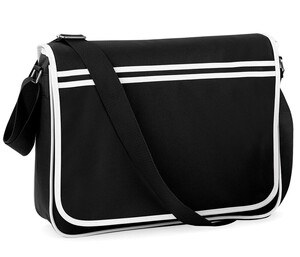 Bag Base BG710 - Retro messenger taske med justerbar skulderrem
