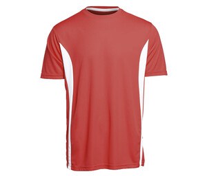 Pen Duick PK100 - Hurtigtørrende sportst-shirt til mænd Red/White