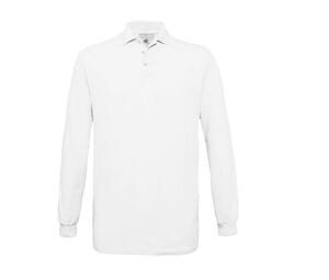 B&C BC425 - Langærmet poloshirt 100% bomuld