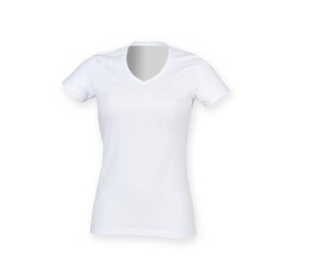 Skinnifit SK122 - T-shirt med V-udskæring til kvinder