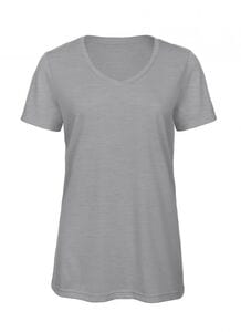 B&C BC058 - T-shirt med V-udskæring, V-udskæring til kvinder