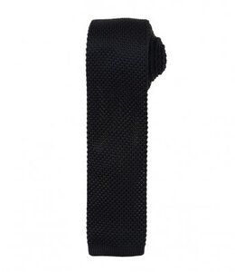 Premier PR789 - Slank strikket slips Black