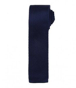 Premier PR789 - Slank strikket slips Navy