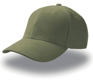 Atlantis AT076 - Unisex 6 panelhætte Olive Green