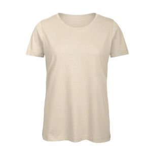 B&C BC02T - T-shirt til kvinder i 100% bomuld Natural