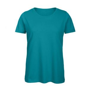 B&C BC02T - T-shirt til kvinder i 100% bomuld Real Turquoise