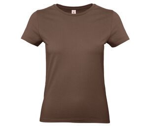 B&C BC04T - T-shirt Kvinder 100% bomuld Chocolate