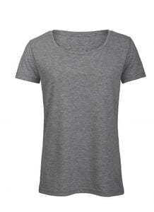 B&C BC056 - Tri-Blend T-shirt til kvinder Heather Light Grey