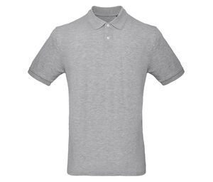 B&C BC400 - 100% økologisk poloshirt til mænd Heather Grey