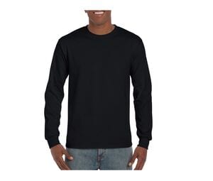 Gildan GN401 - Langærmet Ttshirt til mænd Black