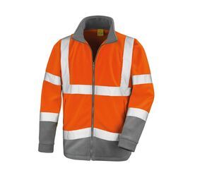 Result RS329 - Høj synlighed Microfleece jakke Fluorescent Orange