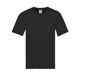 Fruit of the Loom SC224 - Original t-shirt med V-hals Black