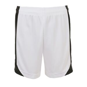 SOL'S 01718 - Voksen kontrast shorts Olimpico White / Black