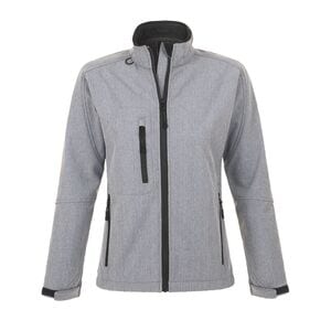 SOL'S 46800 - Roxy Softshell jakke med lynlås til kvinder Mixed Grey