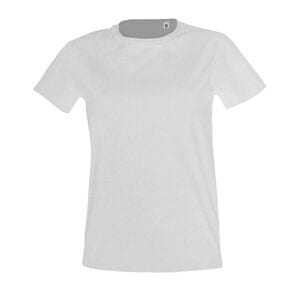 SOL'S 02080 - Imperial Fit T-shirt med rund hals til kvinder White