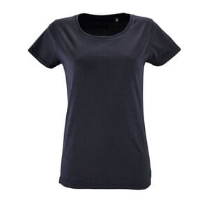 SOL'S 02077 - T-shirt til kvinder, korte ærmer Milo French Navy