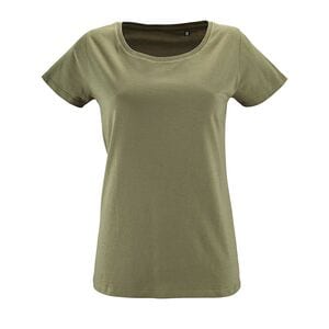 SOL'S 02077 - T-shirt til kvinder, korte ærmer Milo Khaki