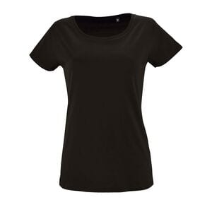 SOL'S 02077 - T-shirt til kvinder, korte ærmer Milo Deep Black