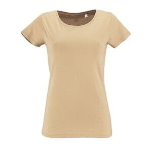 SOL'S 02077 - T-shirt til kvinder, korte ærmer Milo Sand