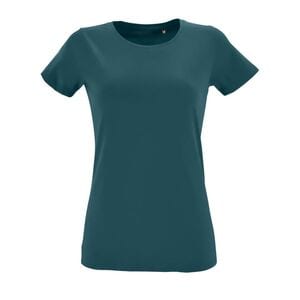 SOL'S 02758 - Regent Fit T-shirt med rund hals til kvinder Duck Blue