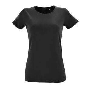 SOL'S 02758 - Regent Fit T-shirt med rund hals til kvinder Deep Black