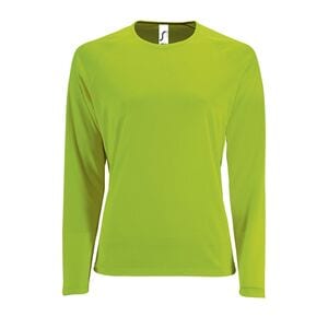 SOL'S 02072 - Sporty Lsl T-shirt til kvinder Neon Green