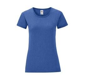 Fruit of the Loom SC151 - T-shirt med rund hals 150 Heather Royal