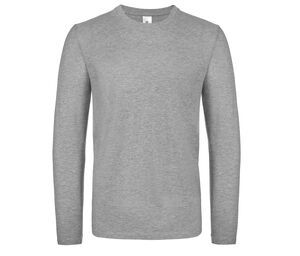 B&C BC05T - Langærmet T-shirt til mænd Sport Grey