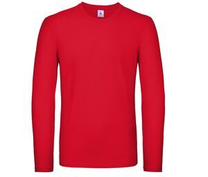B&C BC05T - Langærmet T-shirt til mænd Red