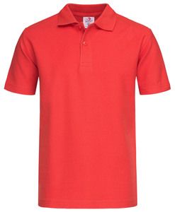 Stedman STE3200 - Kortærmet poloshirt til børn Scarlet Red