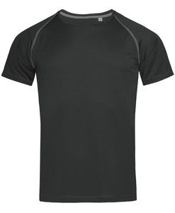Stedman STE8030 - Stedman T -shirt med rund hals til mænd - Aktiv Black Opal