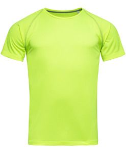 Stedman STE8030 - Stedman T -shirt med rund hals til mænd - Aktiv Cyber Yellow