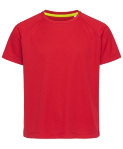 Stedman STE8570 - T -shirt med rund hals til børn Stedman - Aktiv Crimson Red
