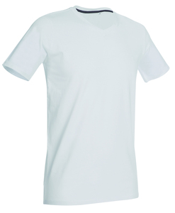 Stedman STE9610 - T-shirt med V-udskæring til mænd White