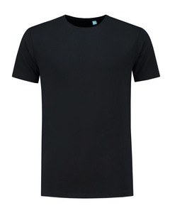 Lemon & Soda LEM1130 - Elastan T-shirt med rund hals Black