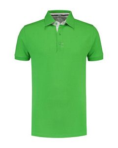 Lemon & Soda LEM3562 - Herre Contraste Ss Polo Lime/White