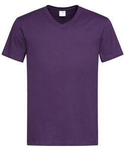 Stedman STE2300 - Klassisk T-shirt med V-udskæring til mænd Deep Berry