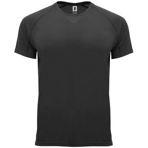 Roly CA0407 - BAHRAIN Teknisk kortærmet raglan t-shirt black