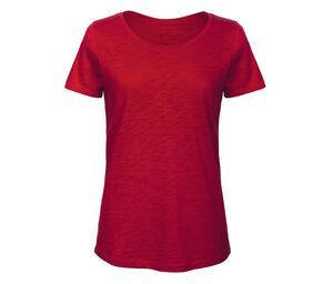 B&C BC047 - Økologisk T -shirt til kvinder Chic Red