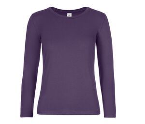 B&C BC08T - Langærmet T-shirt til kvinder Urban Purple