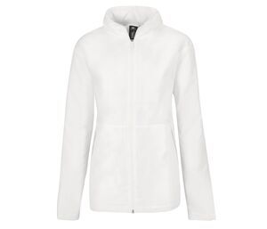 B&C BC325 - Kvinders Microfleece -foret vindjakke White