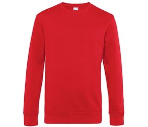 B&C BCU01K - Sweatshirt med lige ærmer 280 King Red