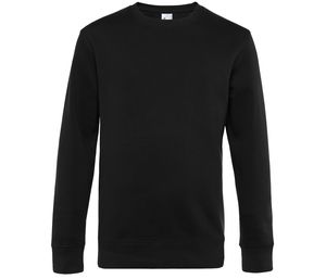 B&C BCU01K - Sweatshirt med lige ærmer 280 King Black Pure