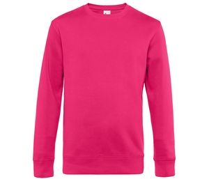 B&C BCU01K - Sweatshirt med lige ærmer 280 King Magenta Pink