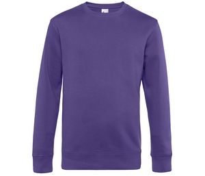B&C BCU01K - Sweatshirt med lige ærmer 280 King Radiant Purple