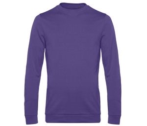 B&C BCU01W - Sweatshirt med rund hals # Radiant Purple